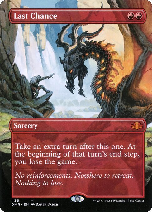 Last Chance card from DMR #435