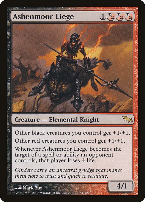 Ashenmoor Liege card from SHM #181