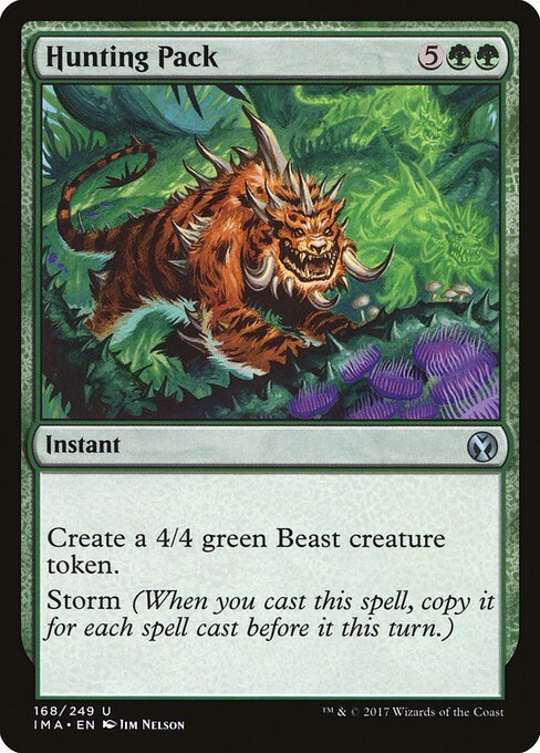 Hunting Pack card from IMA #168