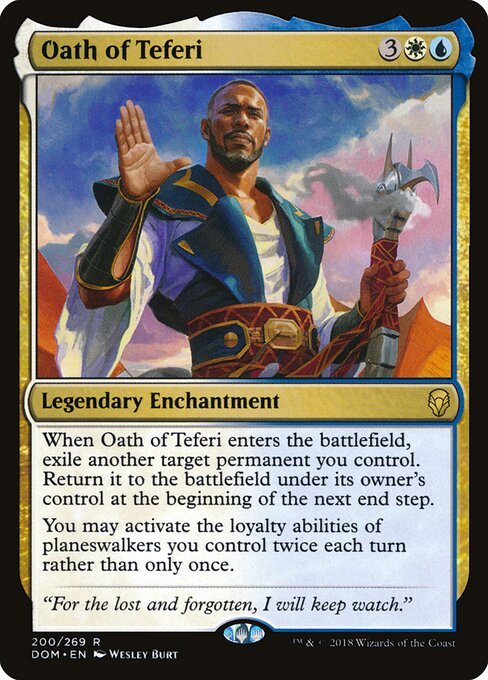 Oath of Teferi card from DOM #200