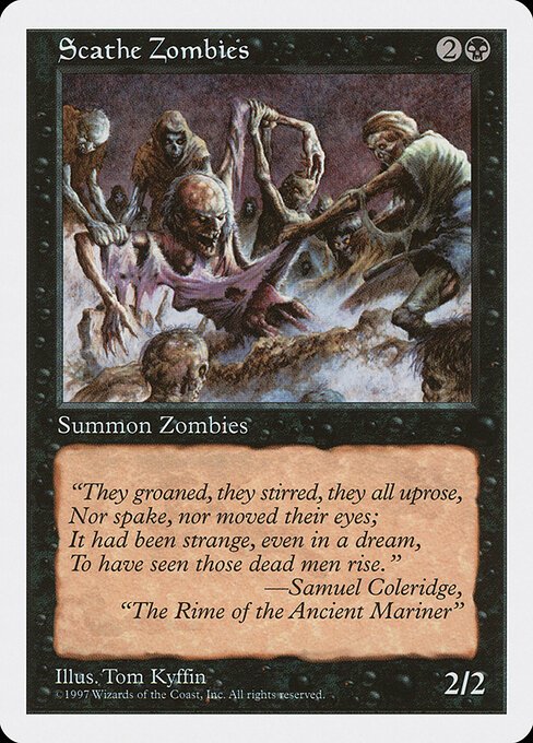 Scathe Zombies card from 5ED #product-2353