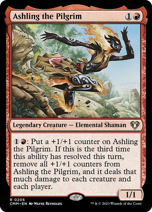 Ashling the Pilgrim card from CMM #205