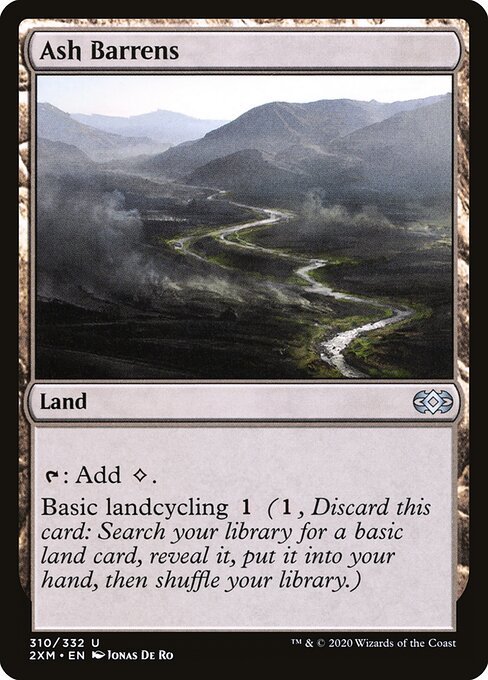 Ash Barrens card from 2XM #310