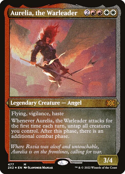 Aurelia, the Warleader card from 2X2 #477