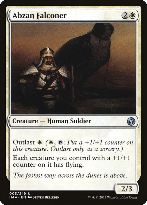 Abzan Falconer card from IMA #3