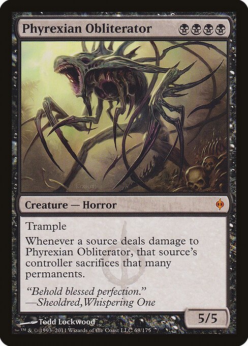 Phyrexian Obliterator card from NPH #68