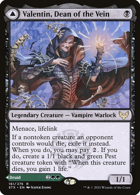Valentin, Dean of the Vein card from STX #161