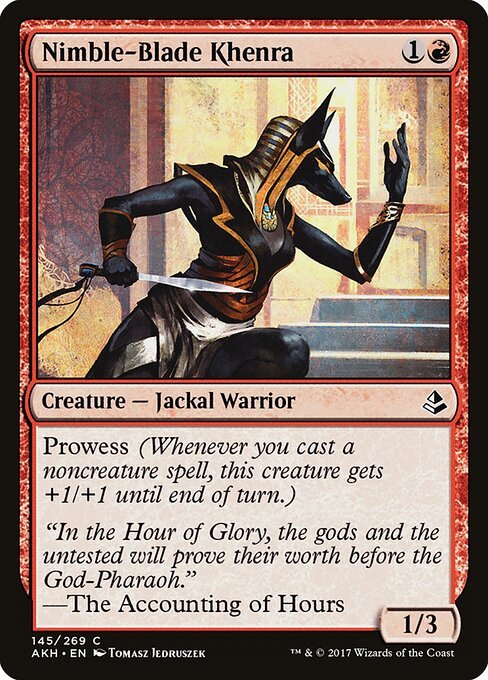 Nimble-Blade Khenra card from AKH #145
