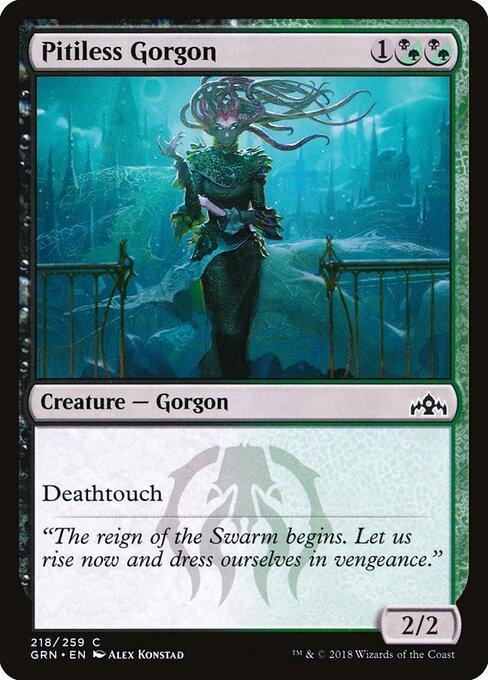 Pitiless Gorgon card from GRN #218