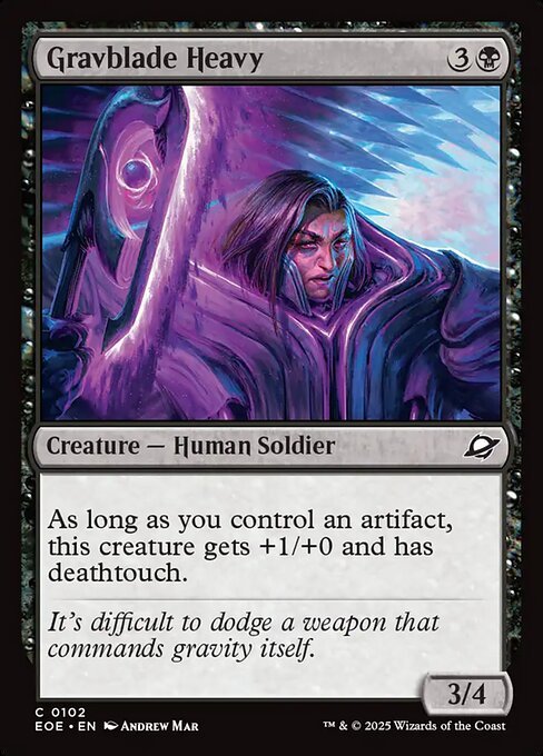 Gravblade Heavy card from EOE #102