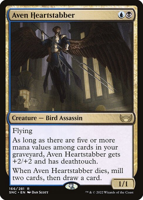 Aven Heartstabber card from SNC #166