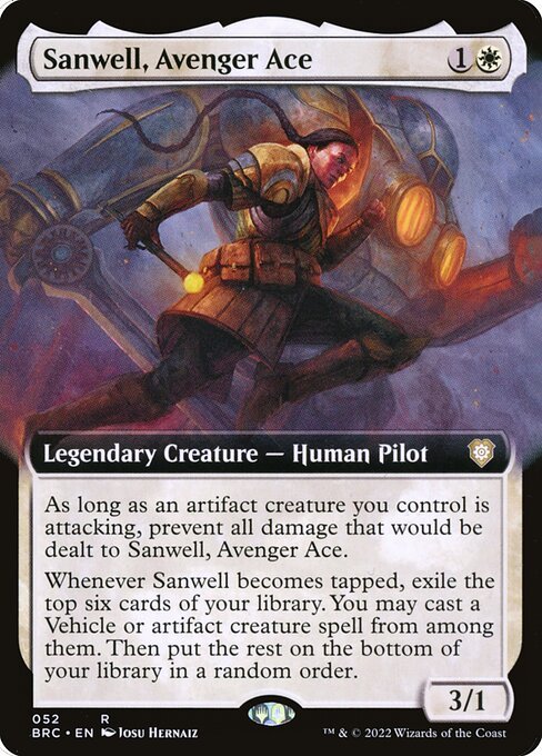 Sanwell, Avenger Ace card from BRC #52