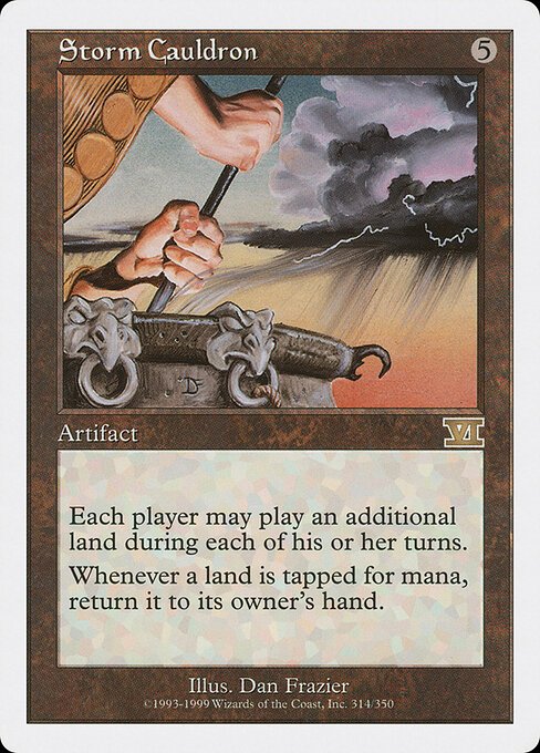 Storm Cauldron card from 6ED #314