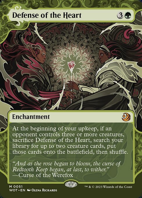 Defense of the Heart card from WOT #51