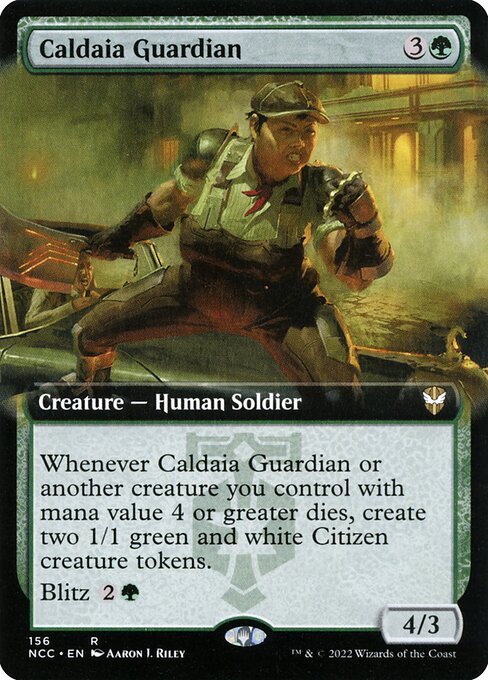 Caldaia Guardian card from NCC #156