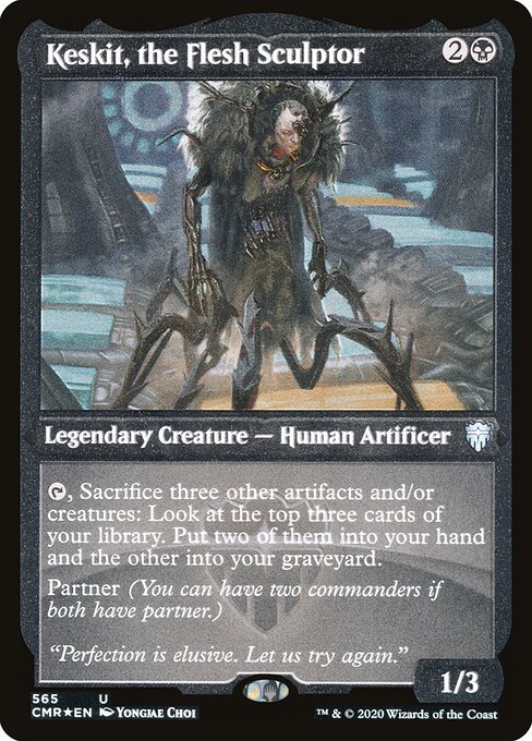 Keskit, the Flesh Sculptor card from CMR #565