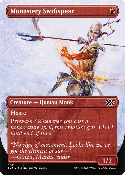 Monastery Swiftspear card from 2X2 #362