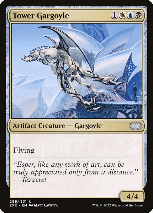 Tower Gargoyle card from 2X2 #288