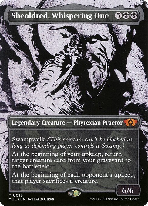 Sheoldred, Whispering One card from MUL #16