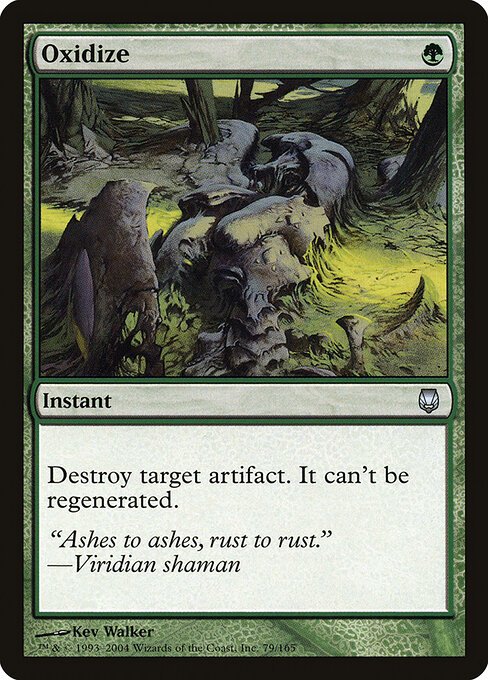Oxidize card from DST #79