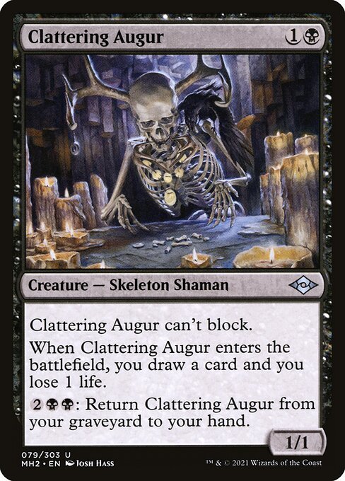Clattering Augur card from MH2 #79