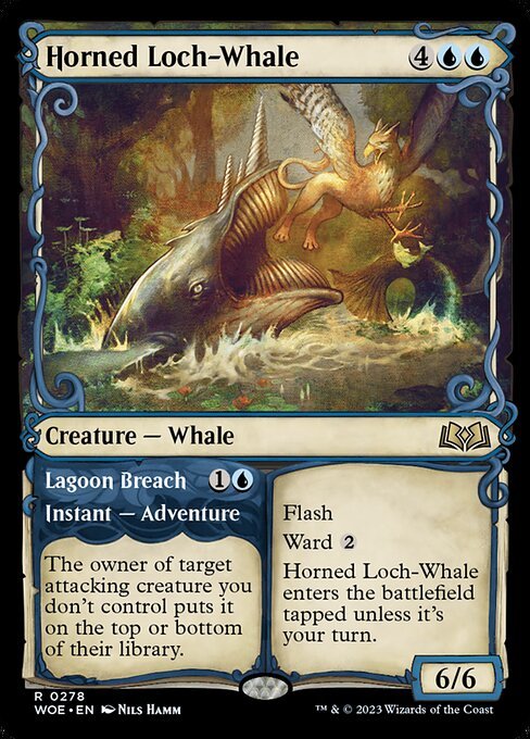 Horned Loch-Whale card from WOE #278