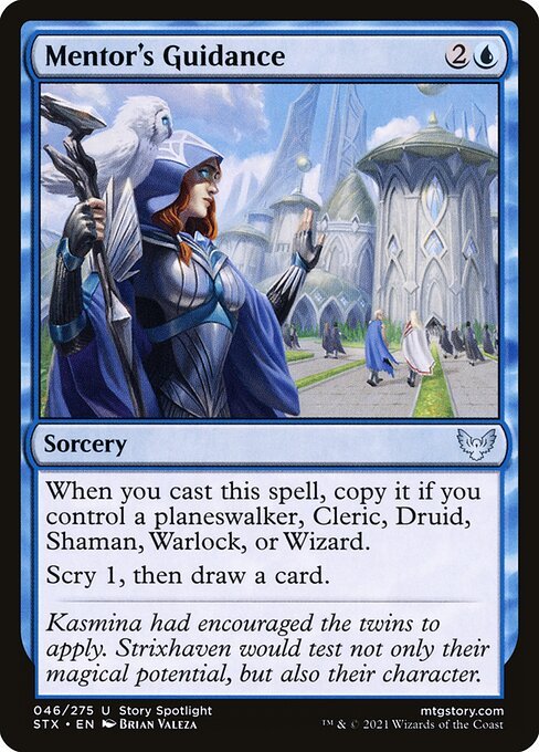 Mentor's Guidance card from STX #46