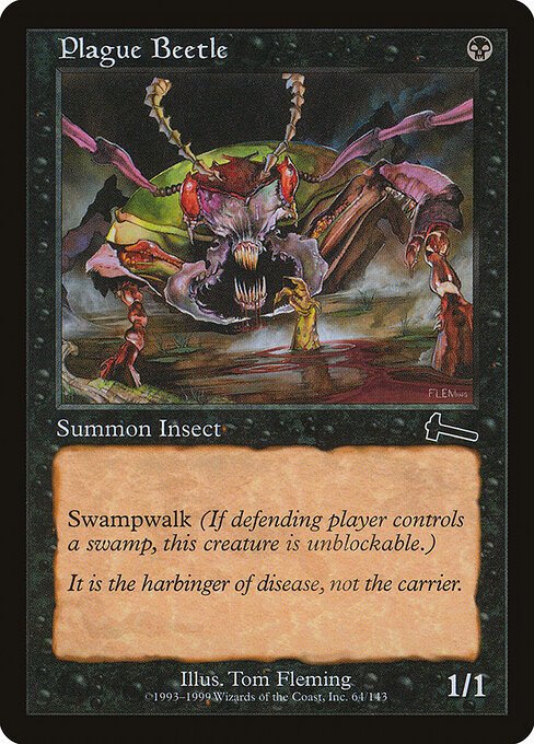 Plague Beetle card from ULG #64