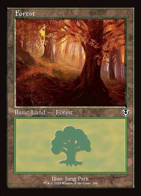 Forest (296) (Retro Frame) card from INR #296