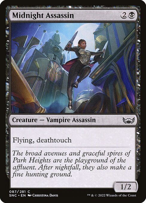Midnight Assassin card from SNC #87