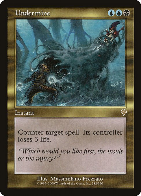 Undermine card from INV #282