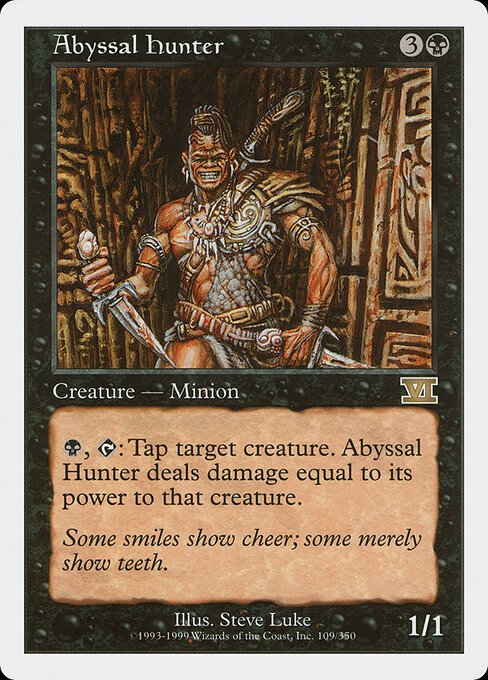 Abyssal Hunter card from 6ED #109