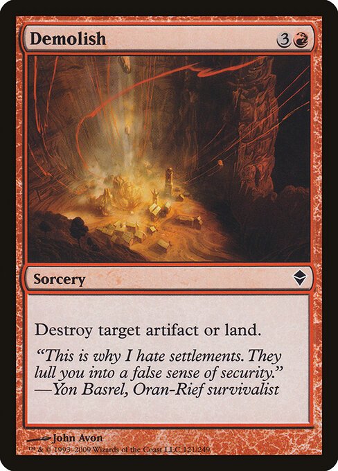 Demolish card from ZEN #121