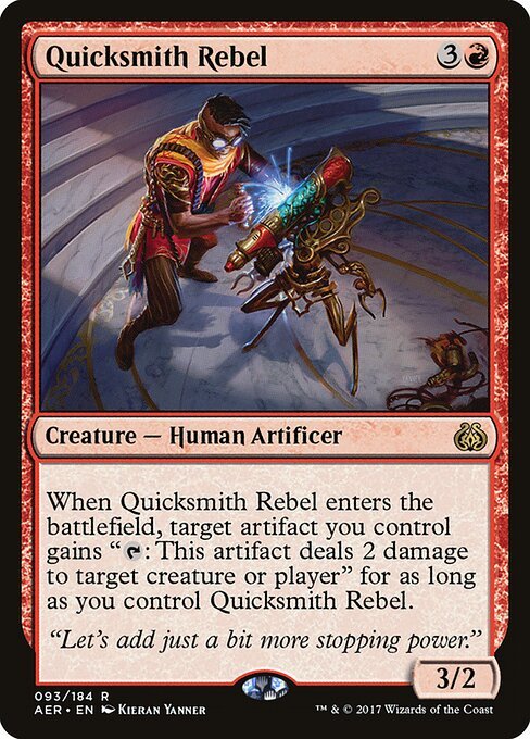 Quicksmith Rebel card from AER #93