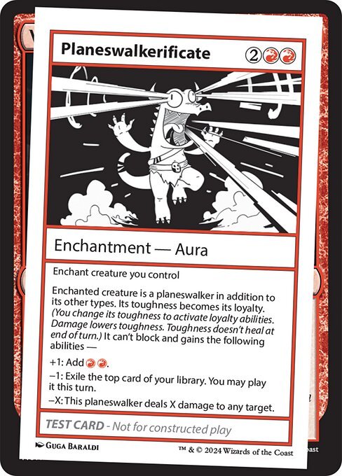 Planeswalkerificate card from MB2PC #565