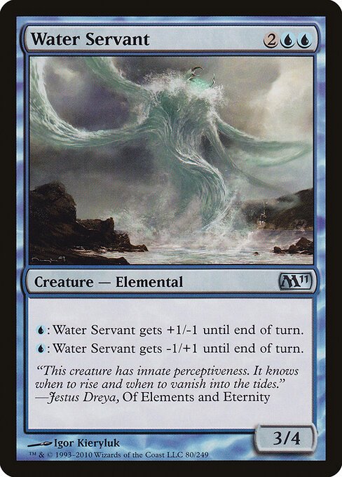 Water Servant card from M11 #80