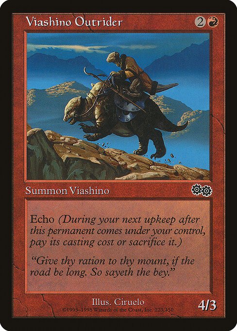 Viashino Outrider card from USG #223