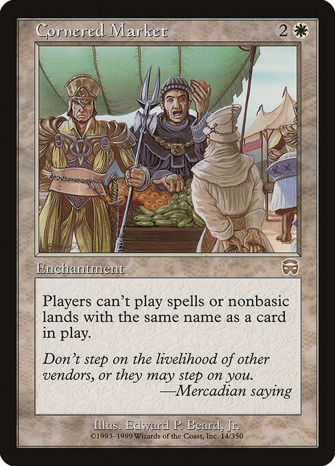 Cornered Market card from MMQ #14