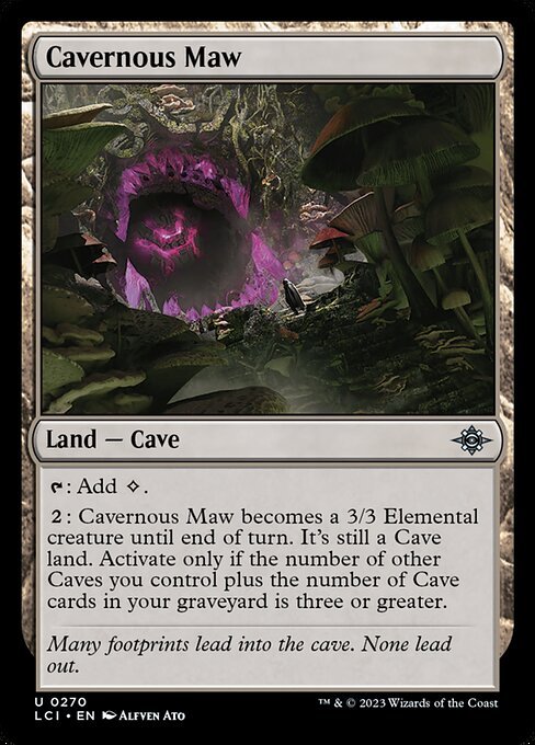 Cavernous Maw card from LCI #270
