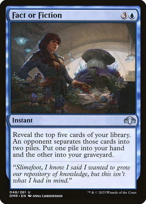 Fact or Fiction card from DMR #48