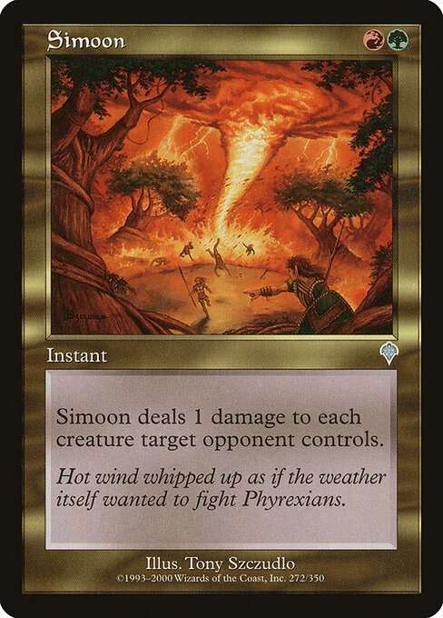 Simoon card from INV #272