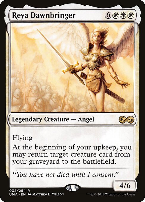Reya Dawnbringer card from UMA #32