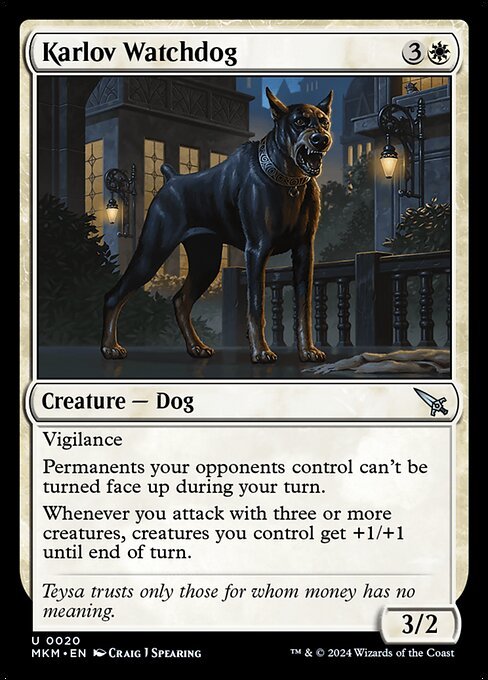 Karlov Watchdog card from MKM #20