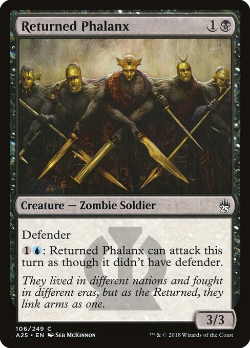 Returned Phalanx card from A25 #106