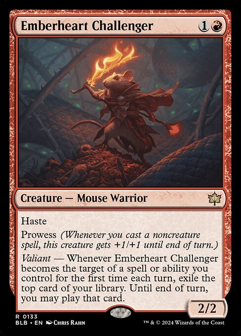 Emberheart Challenger card from BLB #133