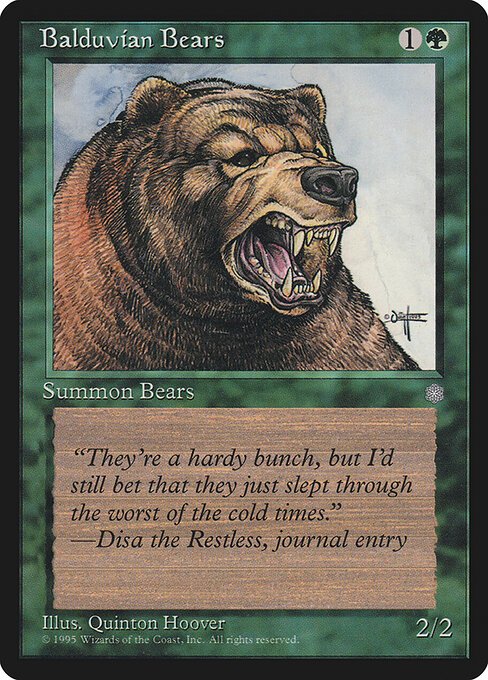 Balduvian Bears card from ICE #product-4595