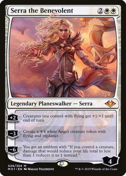 Serra the Benevolent card from MH1 #26