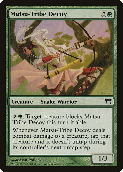 Matsu-Tribe Decoy card from CHK #227