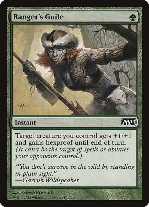 Ranger's Guile card from M14 #191