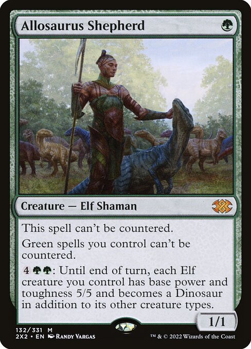 Allosaurus Shepherd card from 2X2 #132